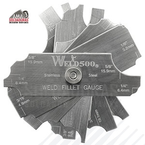 CALIBRADOR PARA FILETES DE SOLDADURA