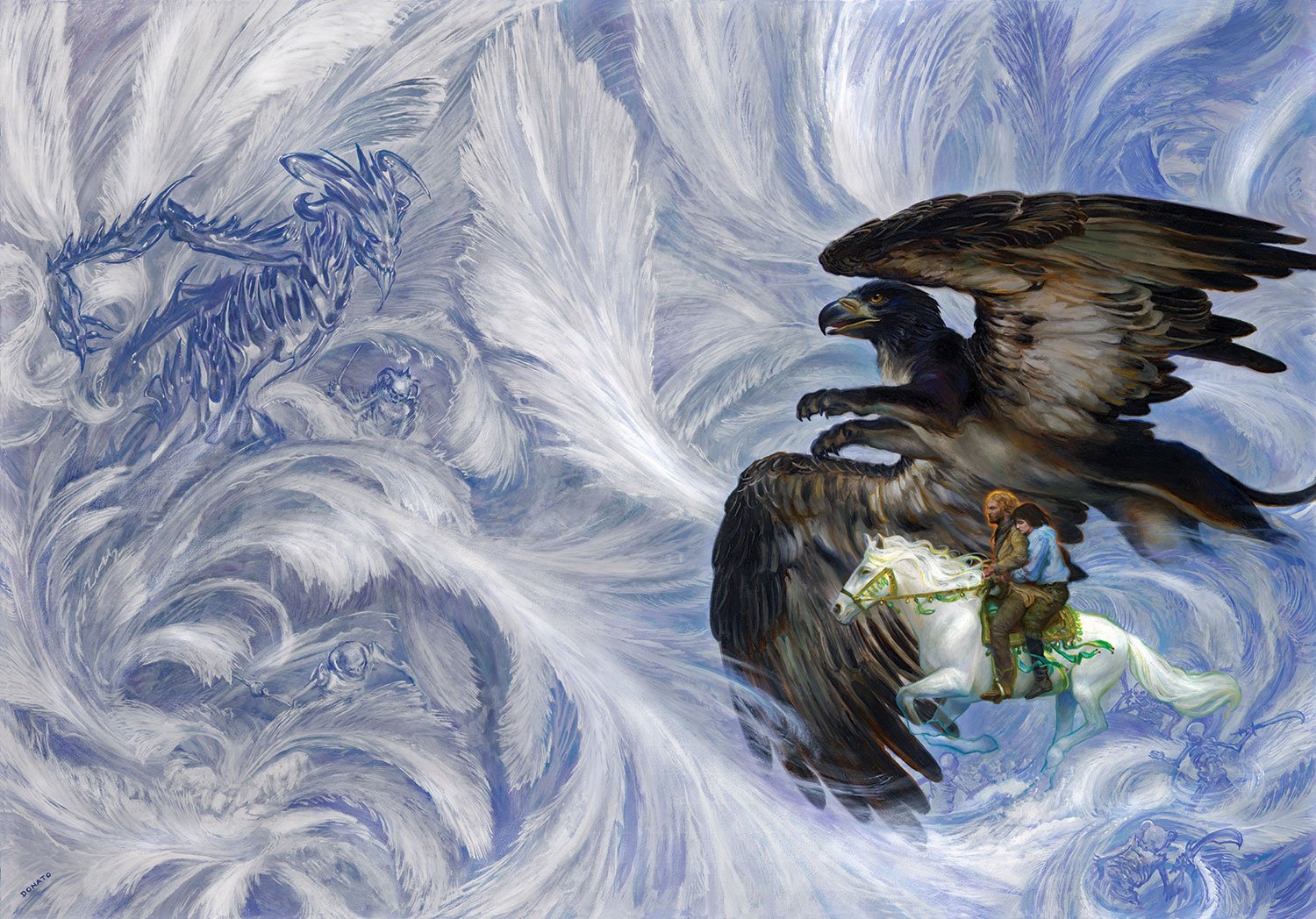 Firebrand
24" x 36" Oil on Panel 2015
cover art for the novel by Kristen Britain from DAW Books
original art available for purchase