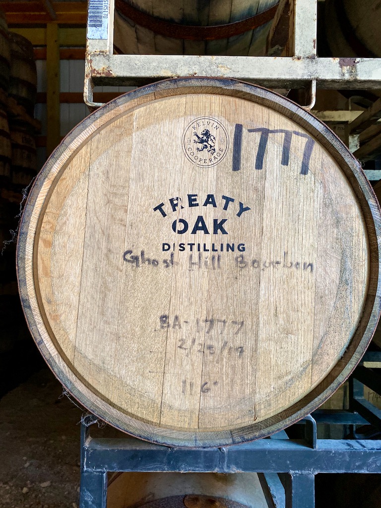 Treaty Oak Distilling Barrel