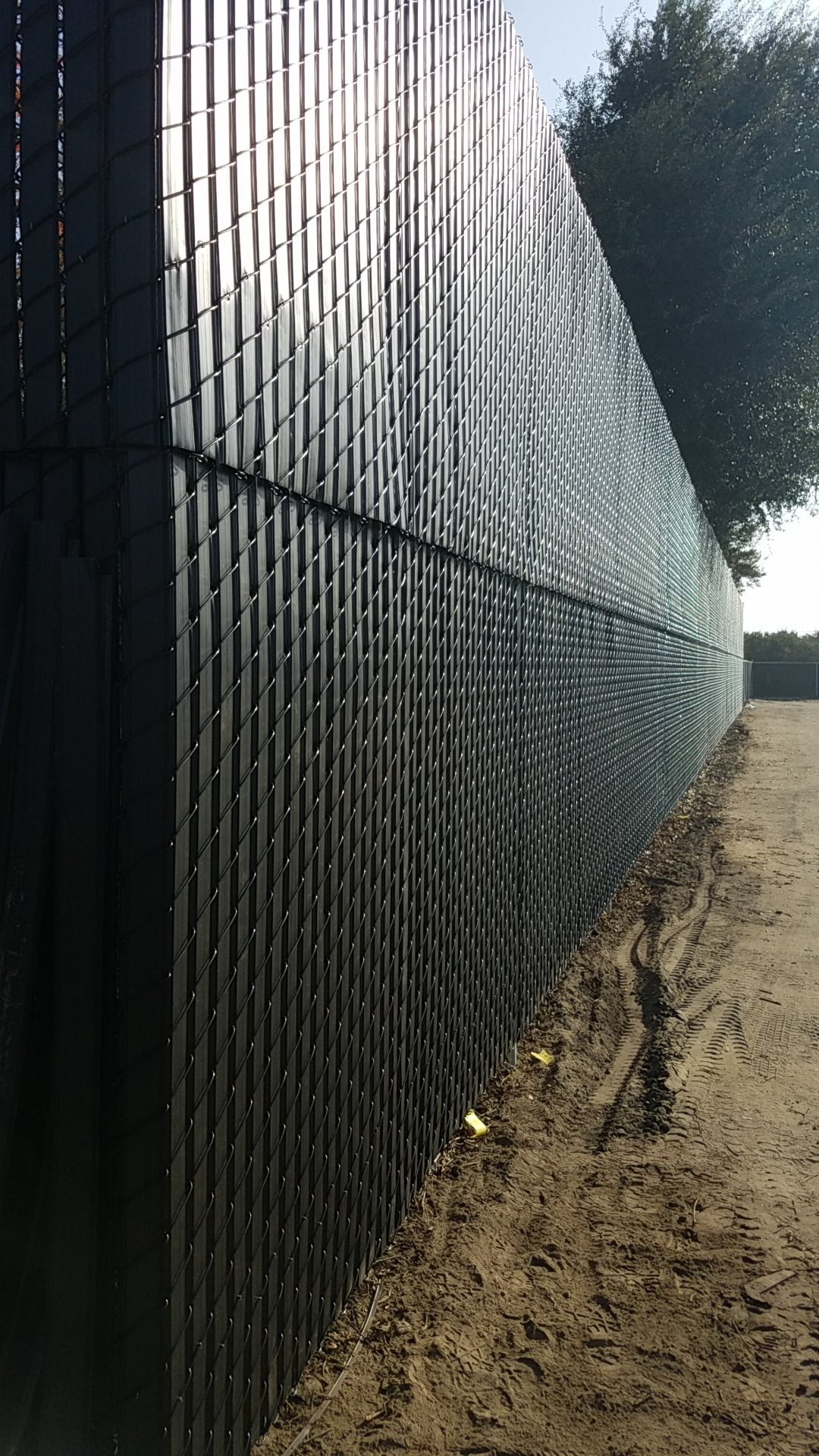 Black Chain-Link Fences