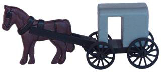 Amish Buggy w/Horse-#66