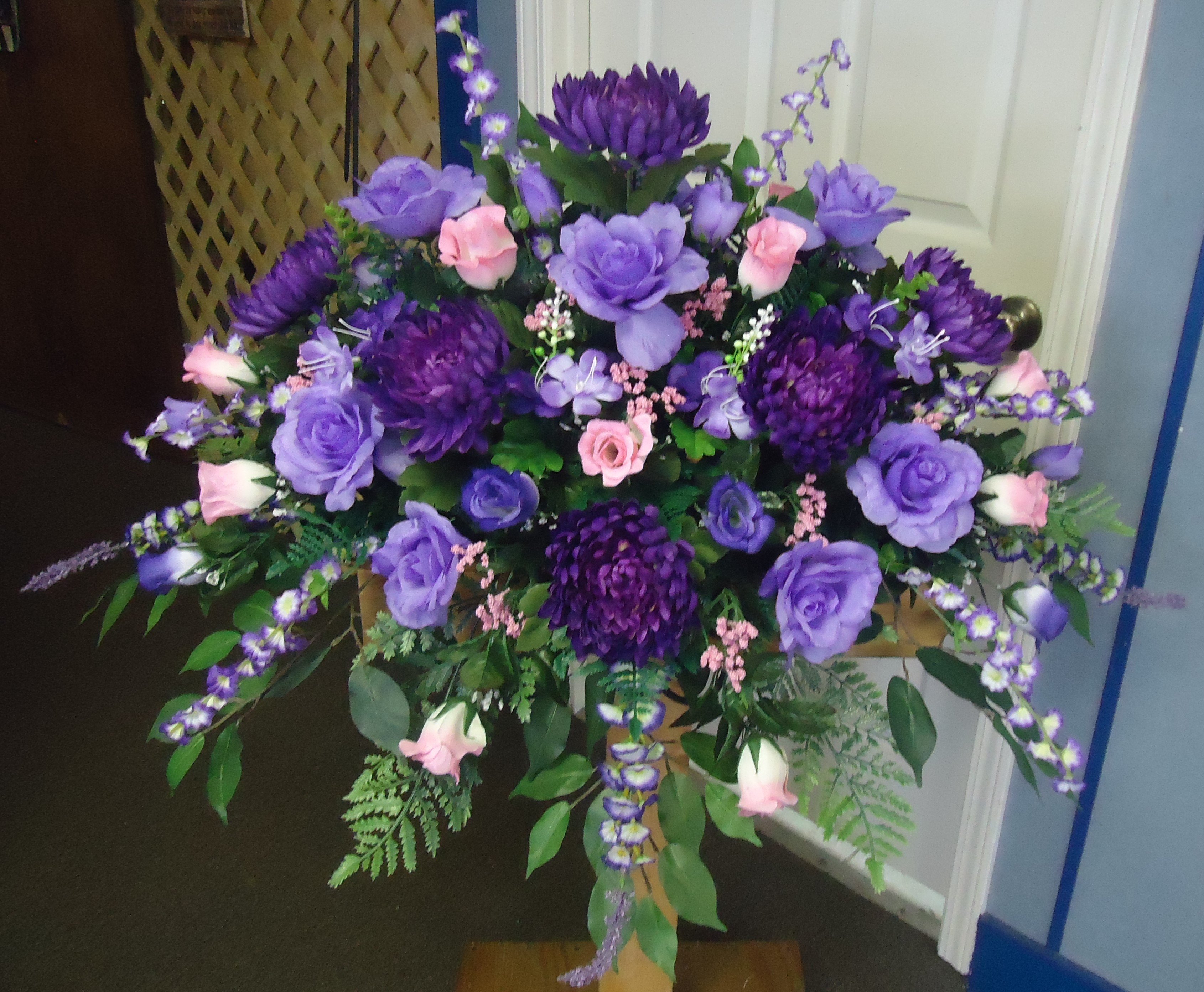 (6)  &quot;PRECIOUS MEMORIES&quot;  
Purple, Lavender &amp; Pink Mix
     $300.00