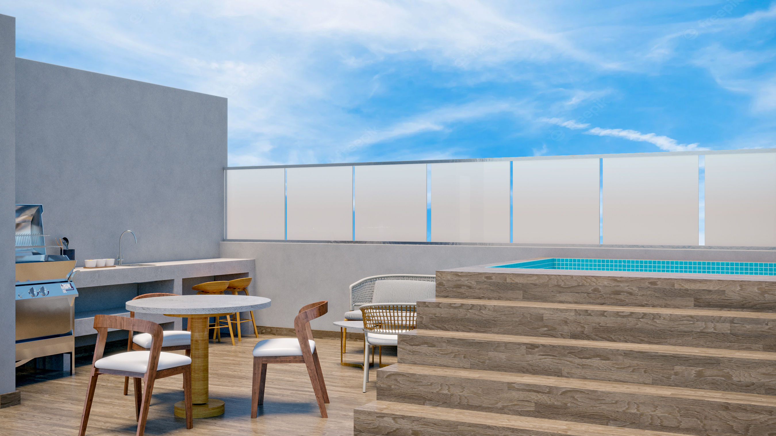 Terraza del Penthouse