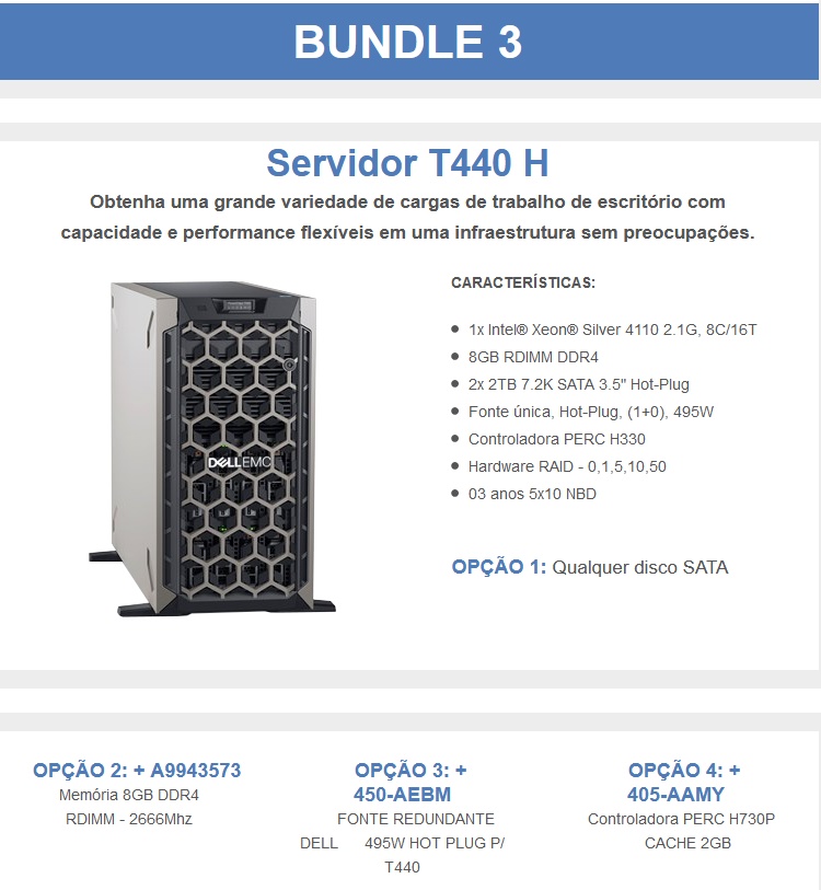 Promoção Servidores Dell