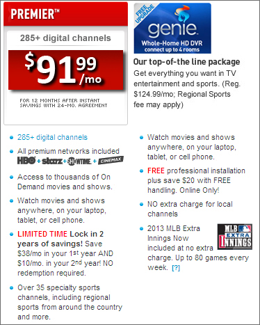 $91.99/month package||||