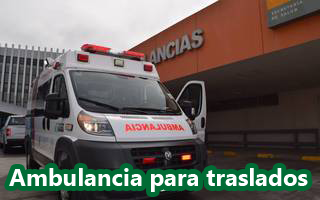 Ambulancia para traslados