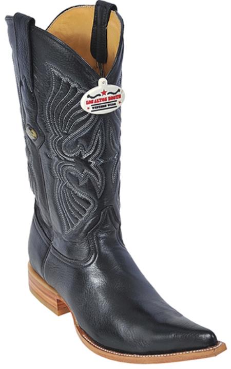 deerskin cowboy boots