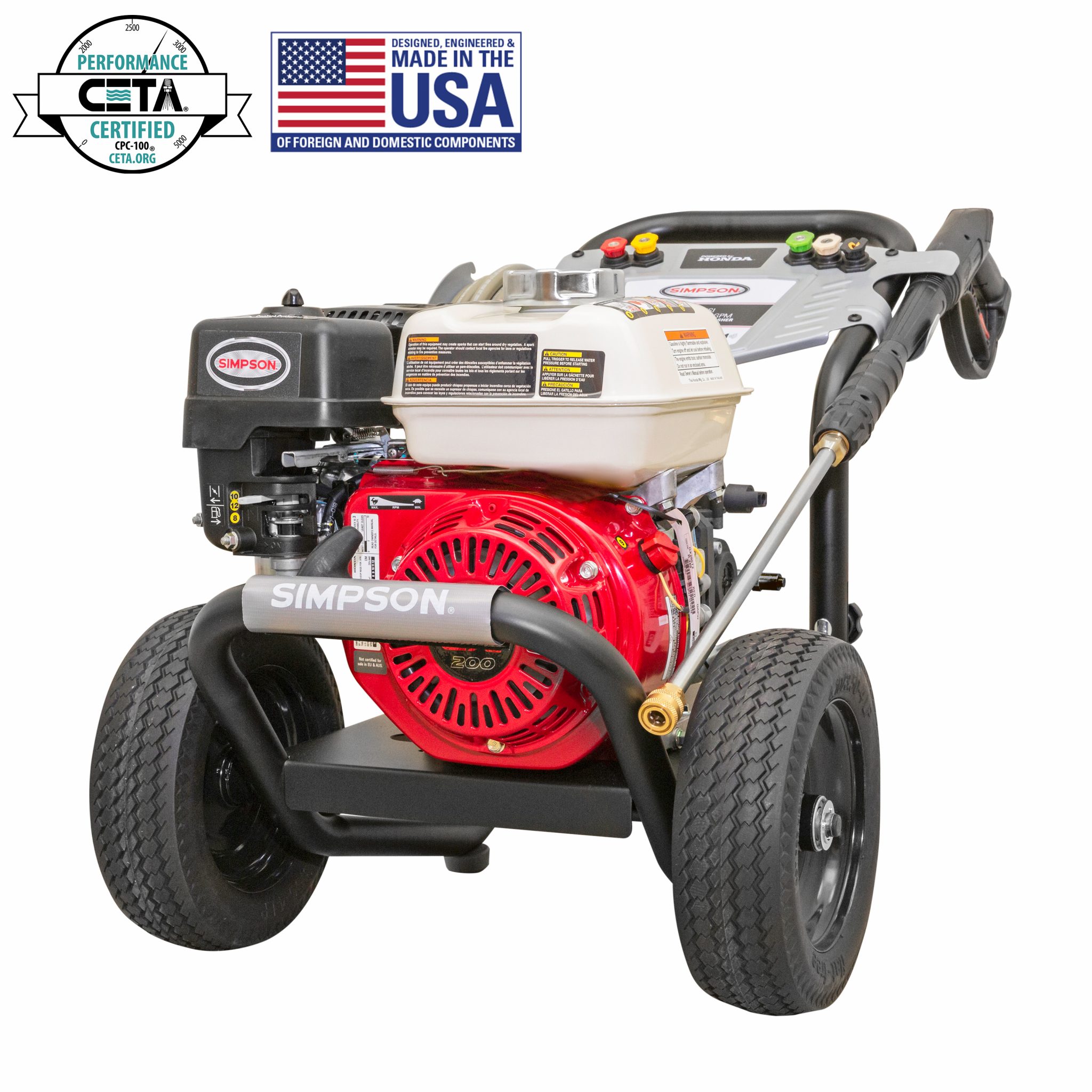 3500 PSI Pressure Washer
2.5 GPM  5.5hp
$35/half $55/day