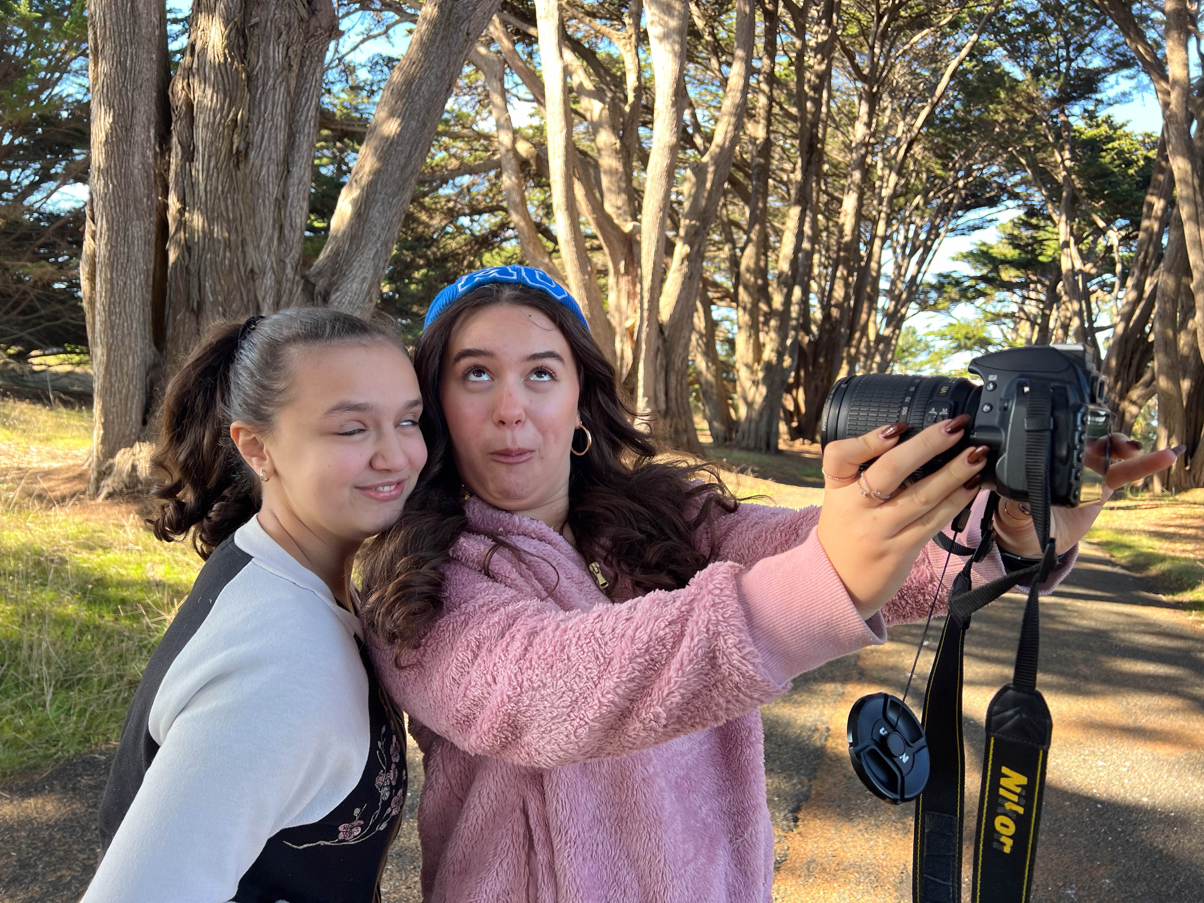 We love taking these weird photos. We have hundreds of them.