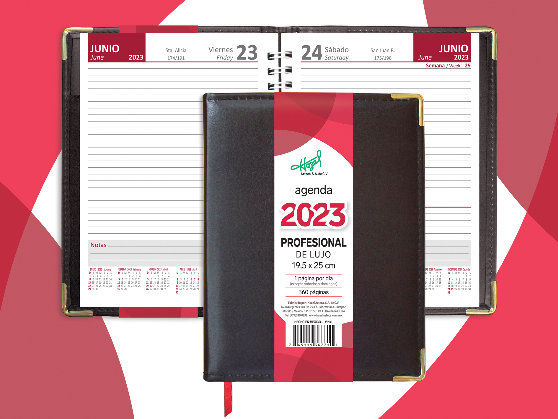 hazel-azteca-agendas-2023