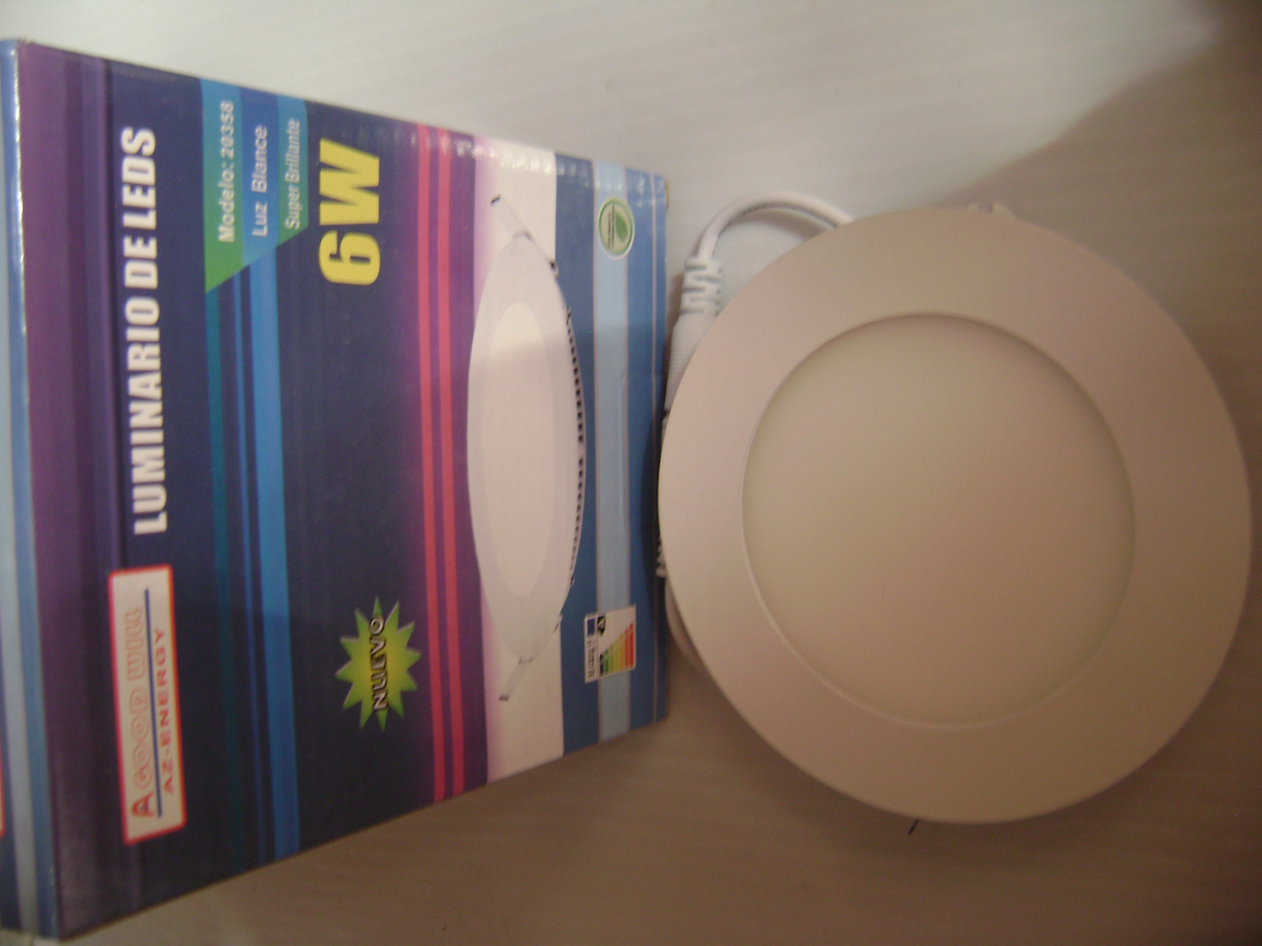 LUMINARIO DE LED REDONDO 6W
CÓDIGO: 20358
MARCA: GOODWILL