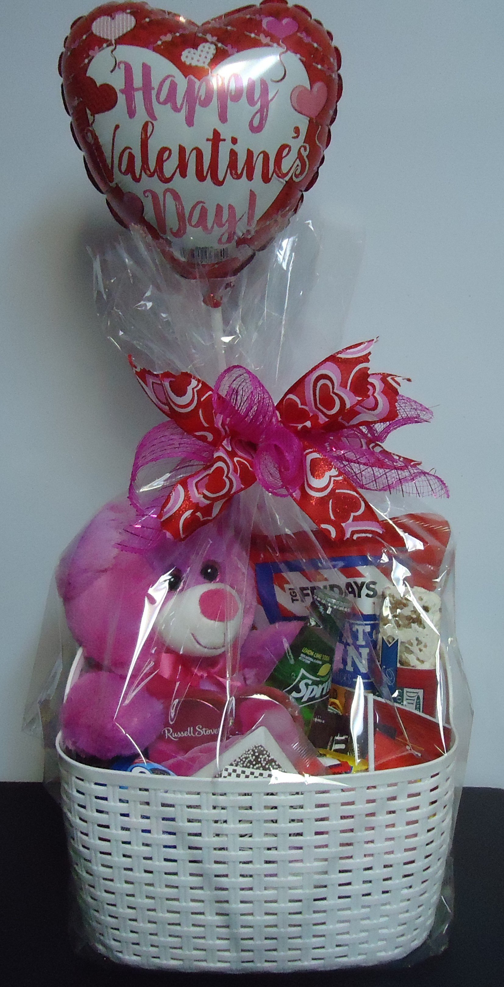 &quot;Valentine&quot; Goodie Basket W/ Bear &amp; Balloon
$37.50