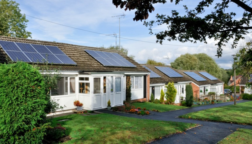 Electrician working on a tablet 