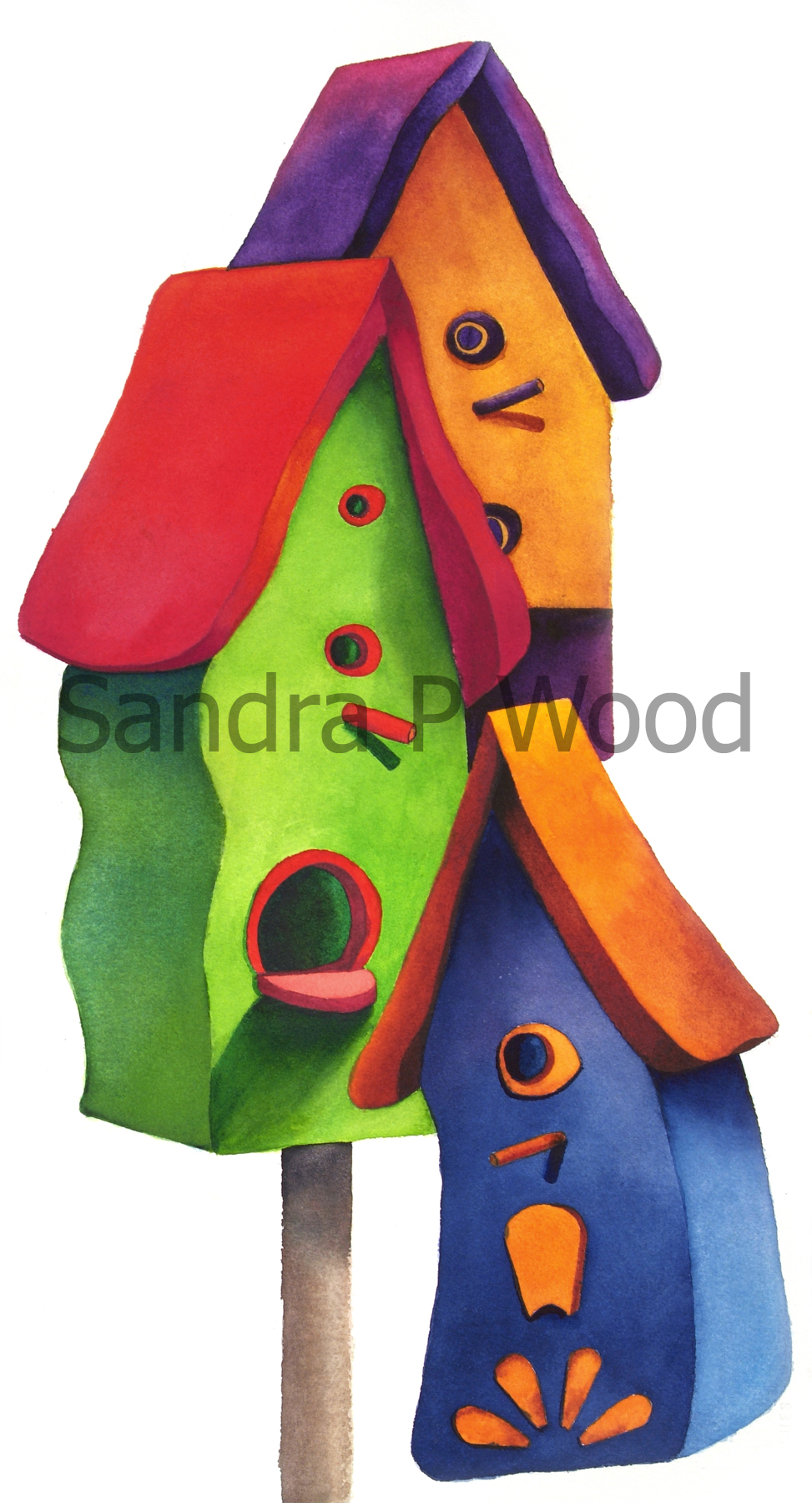 BECAUSE I SAID SO
(watercolor)