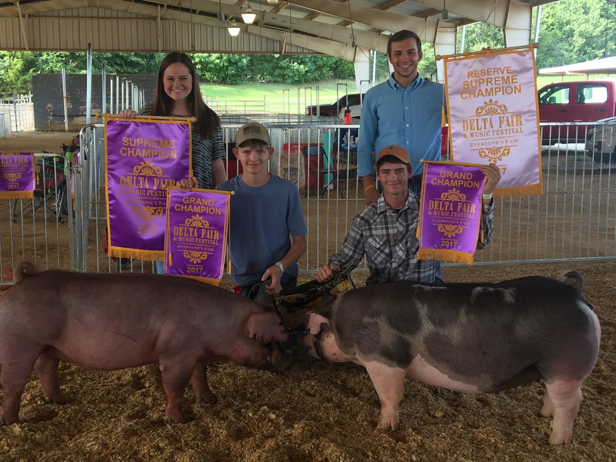 Will & Gill Derryberry
2017 Delta Fair & Music Festival
Supreme Champion Overall
Reserve Supreme Champion Overall