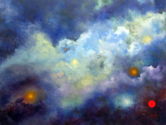 Celestial Symphony
22x28 
Oil on canvas