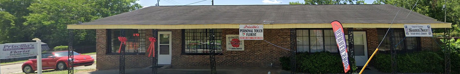 Pricilla’s Personal Touch Florist shop’s store front