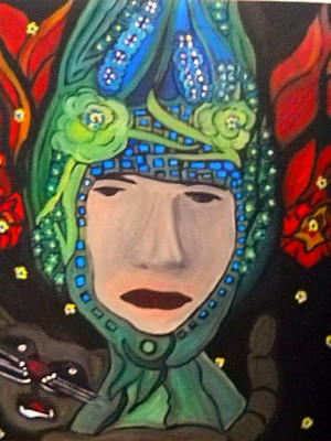 SOLD In the Garden of Eden. All artwork copyrighted©.