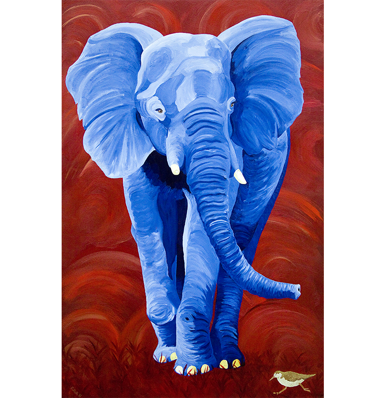 Elephant and Bird