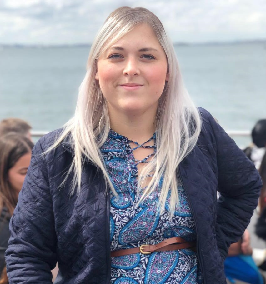 Happy female customer