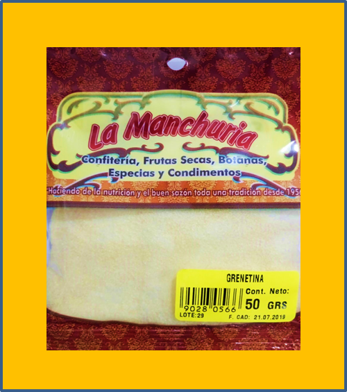 GRENETINA
50 GRS