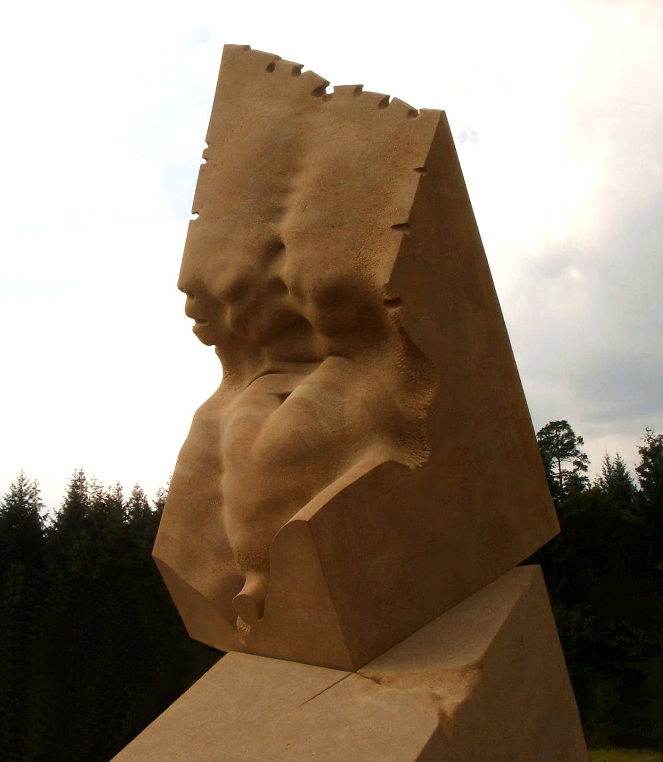 Ad imaginem et formam meam, sandstone, H 300 cm. Bamberg, Germania