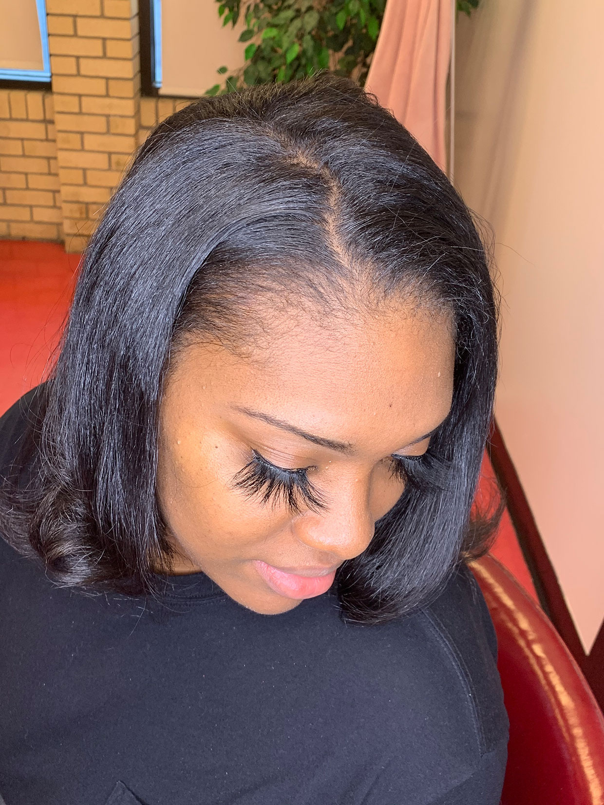 Styled Hair and Extended Lash