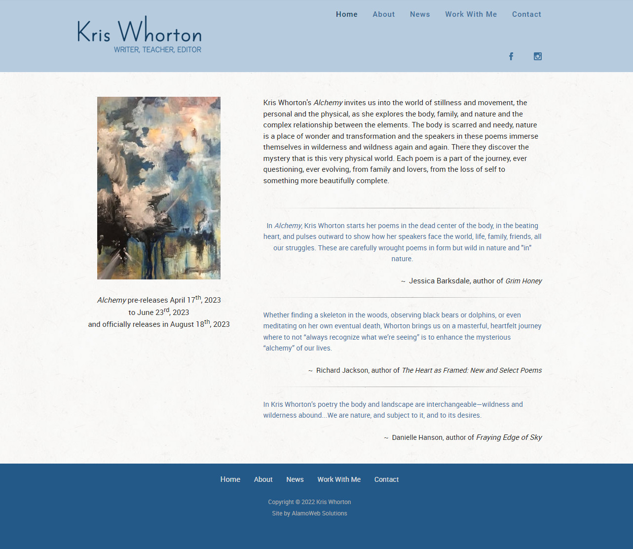 Kris Whorton, Author website