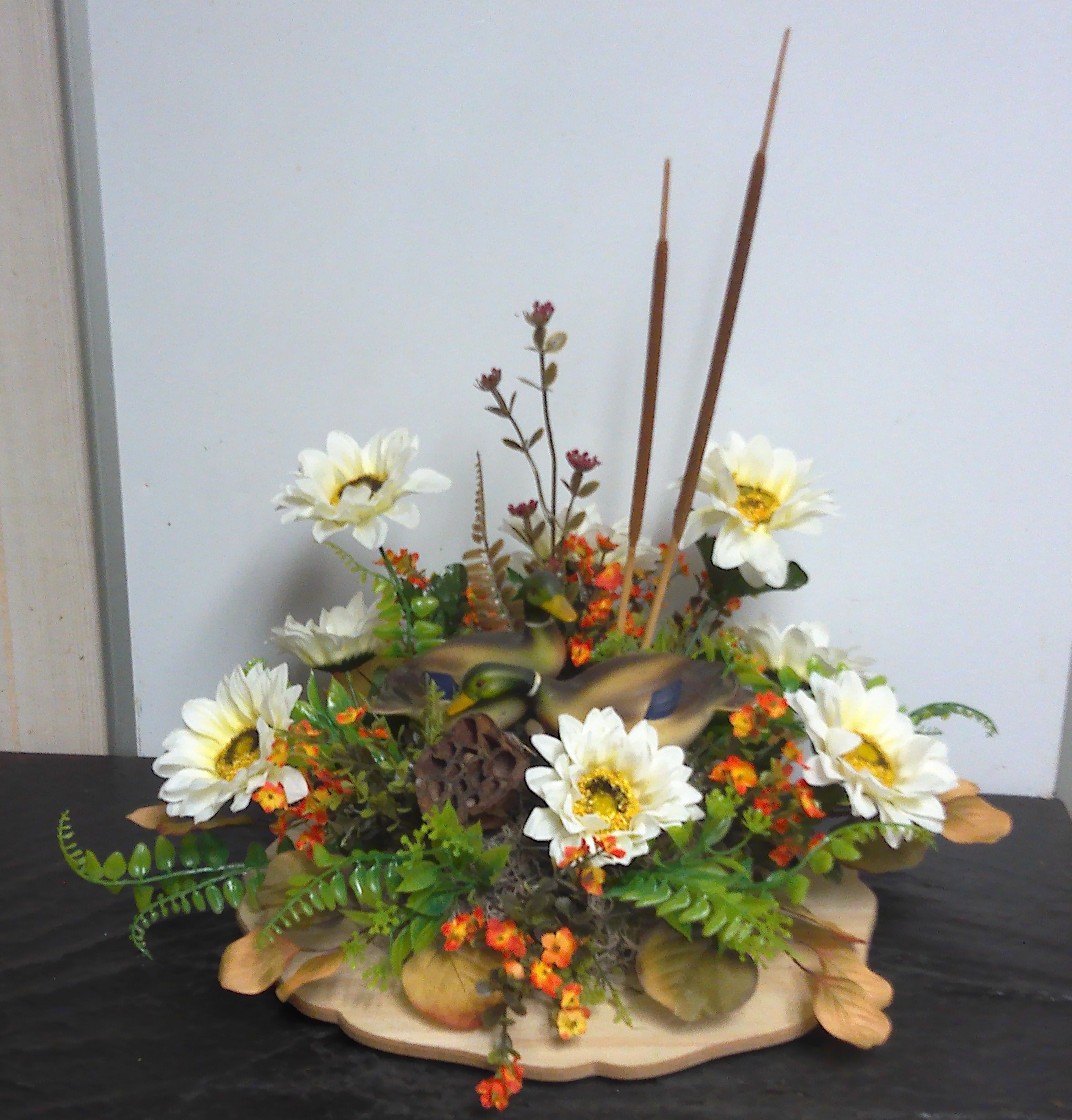 (34)  "Silk" Mallard Duck Arrangement
$50.00