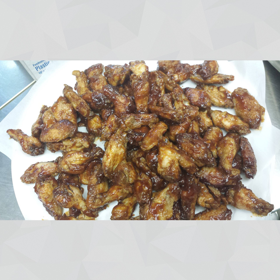 Glazed Chicken Wings And Drumsticks