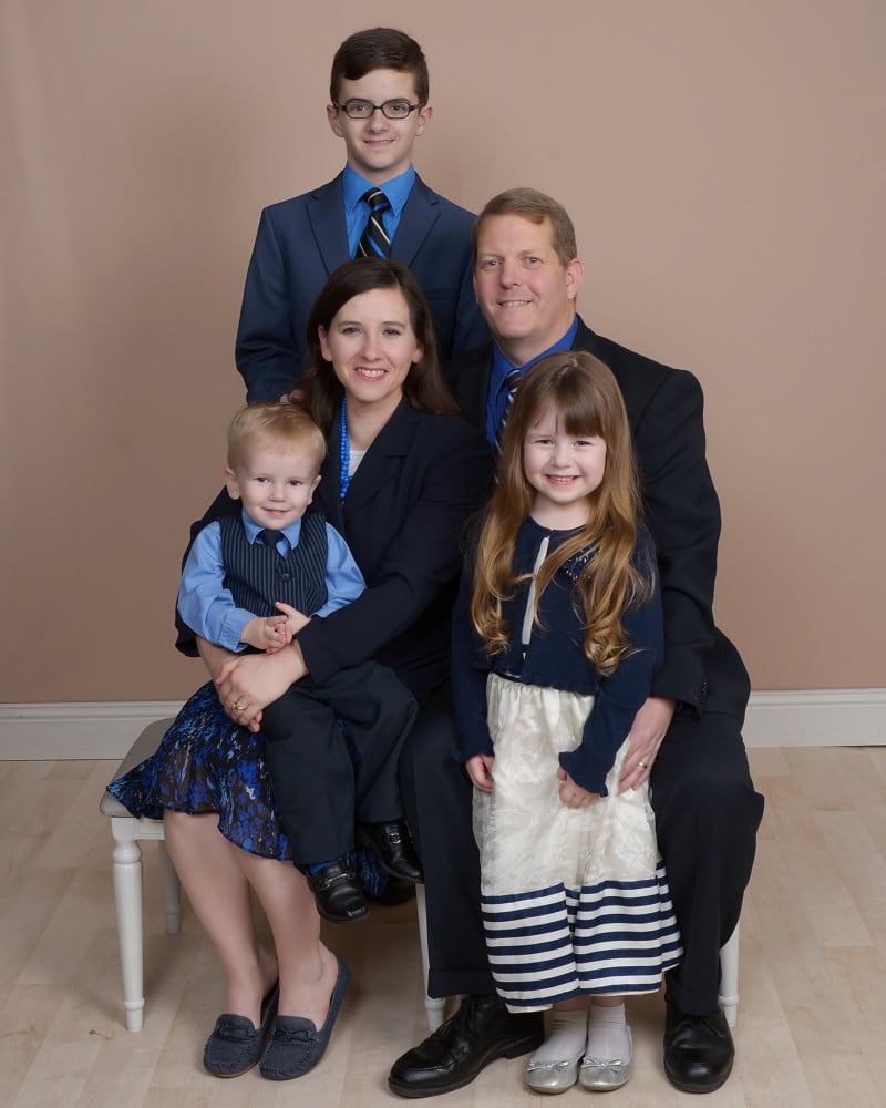 Pastor Timothy & April Benefield
and family