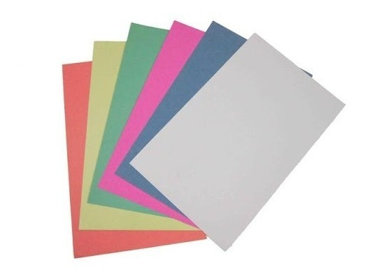 PLIEGO DE CARTONCILLO DE DIFERENTES COLORES