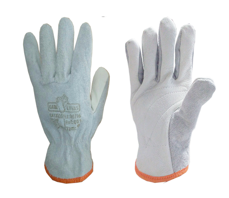 LUVA DE VAQUETA MISTA 
CANO CURTO
CANO LONGO