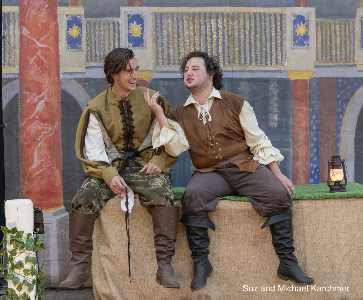 Reid Williams as Romeo and Matt Werner as Mercutio