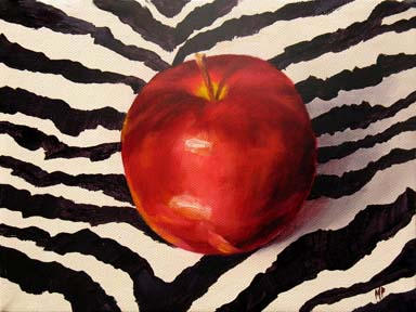 Wild Apple - 6"x8" Oil on Gallery Wrapped Canvas  SOLD