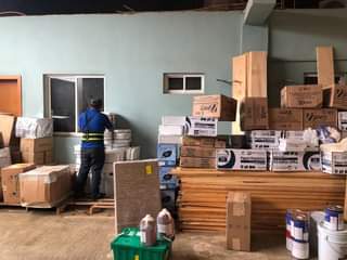 Two cardboard boxes