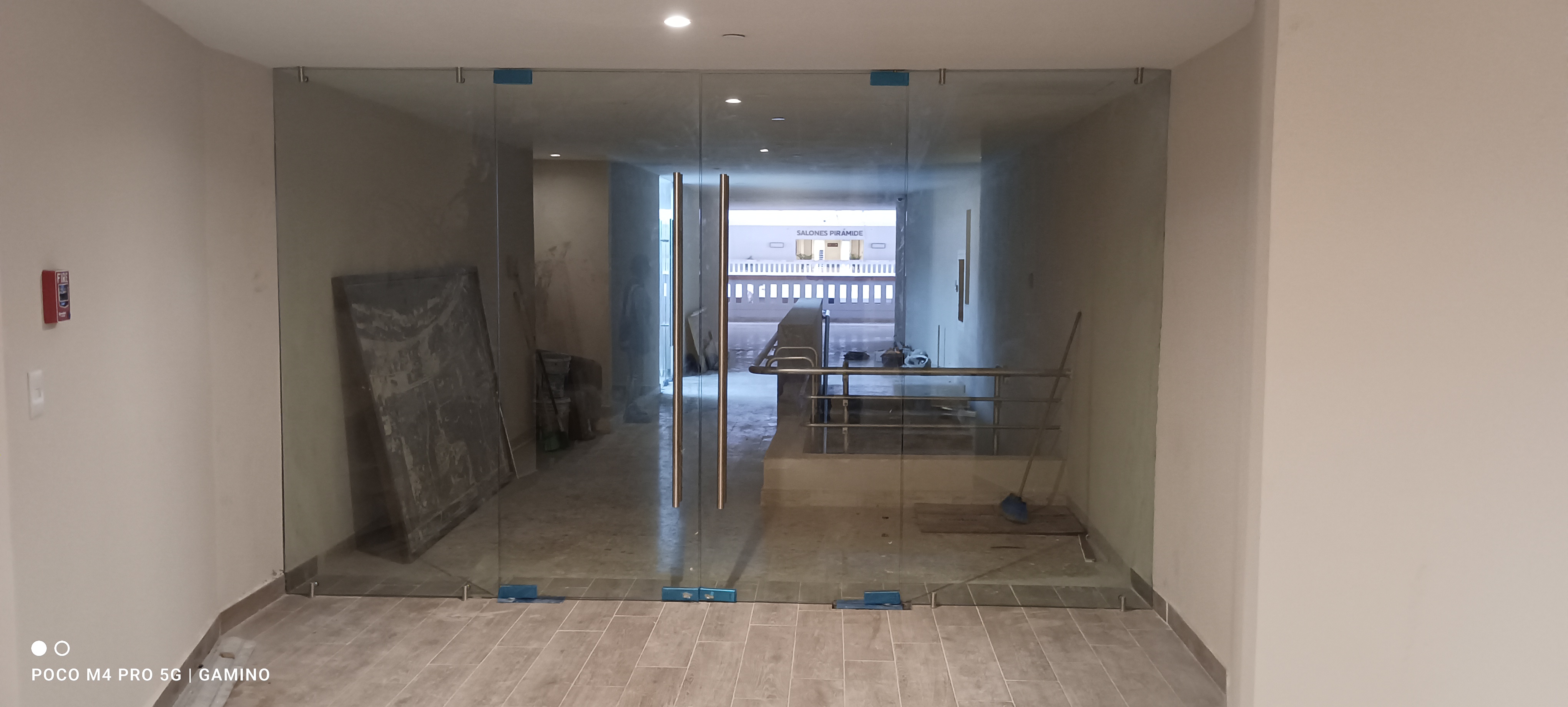 Bedroom with a large double bed