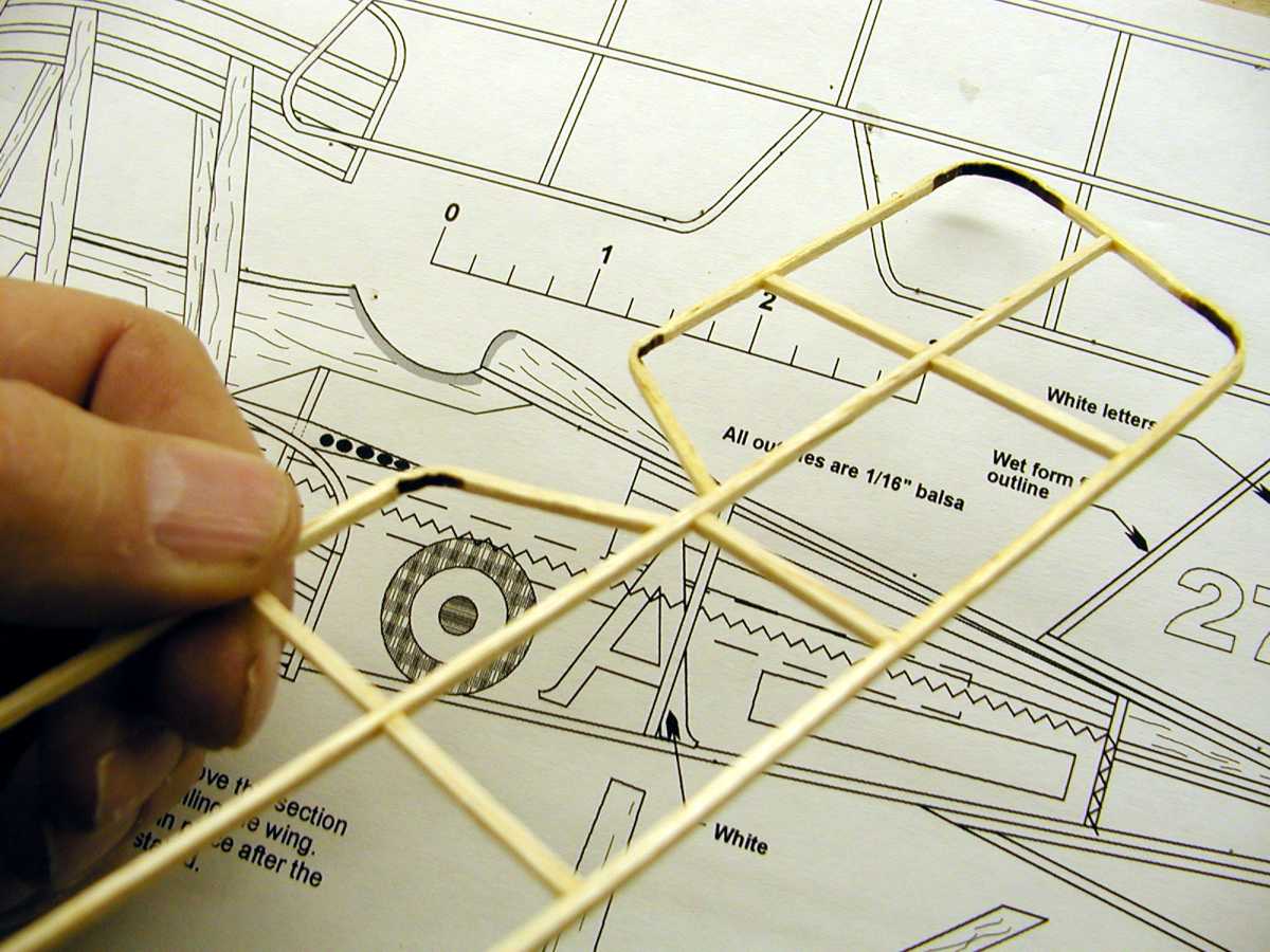 Here is the finished stabilizer. We usually don't bother with removing the scorched areas. Total time to build this component was 10 minutes. We added the internal structure while the outline was drying on the board. As you can see, the process, once mastered, is very quick and easy.