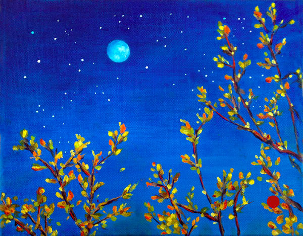 Autumn Moonscape
8 x 10 Oil on canvas