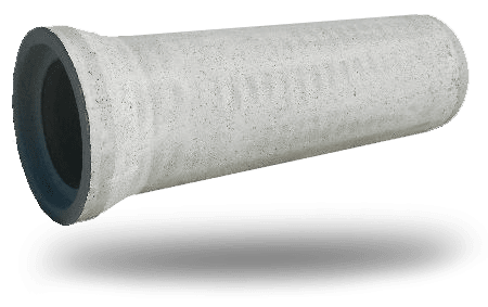 Tubo de concreto de 15 cm, 20 cm, 30 cm, y 38 cm.