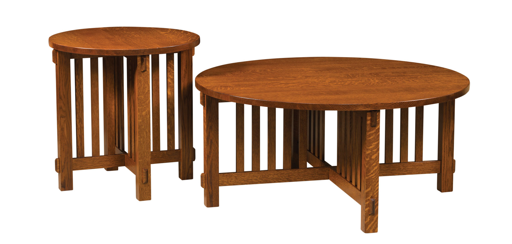 Rio Mission Round Occasional Tables-#167