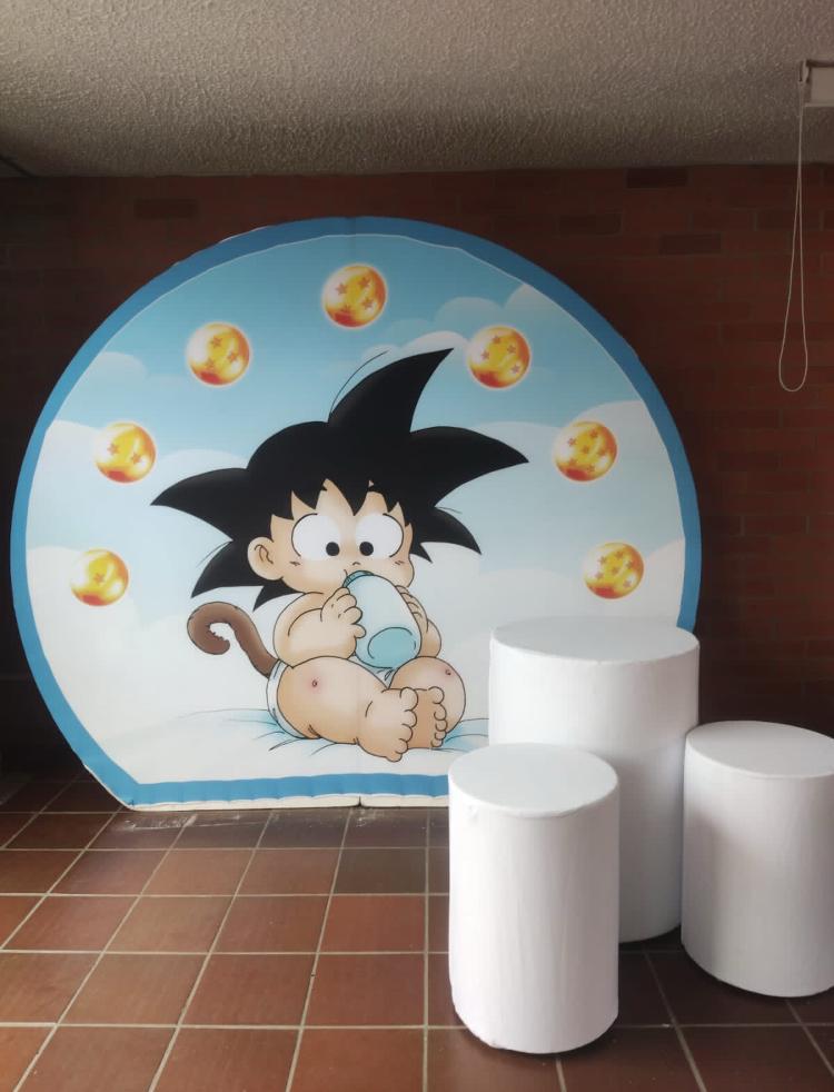 Diámetro 2.60m
Pared Circular Goku $ 200.000