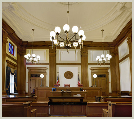 Inside court room||||