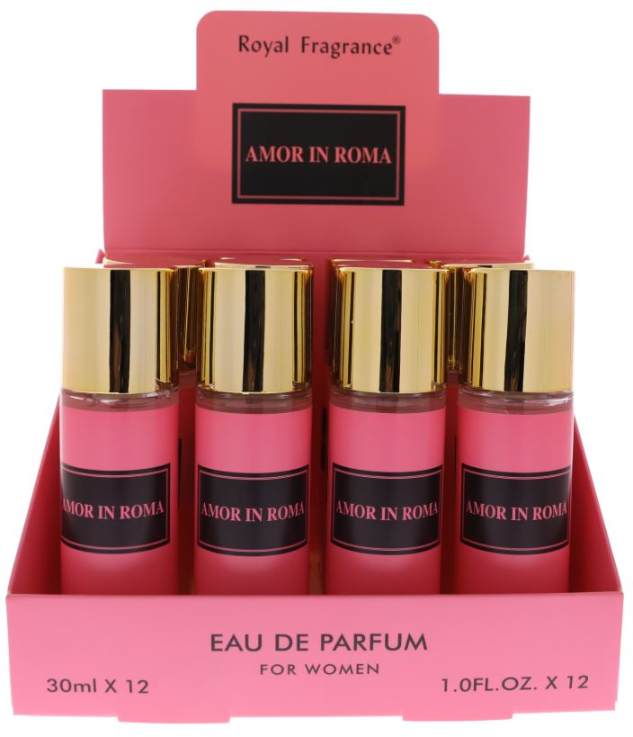 AMOR IN ROMA TRAVEL SPRAYS
12 PC DISPLAY
52204