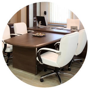 Clean Office Chair & Table