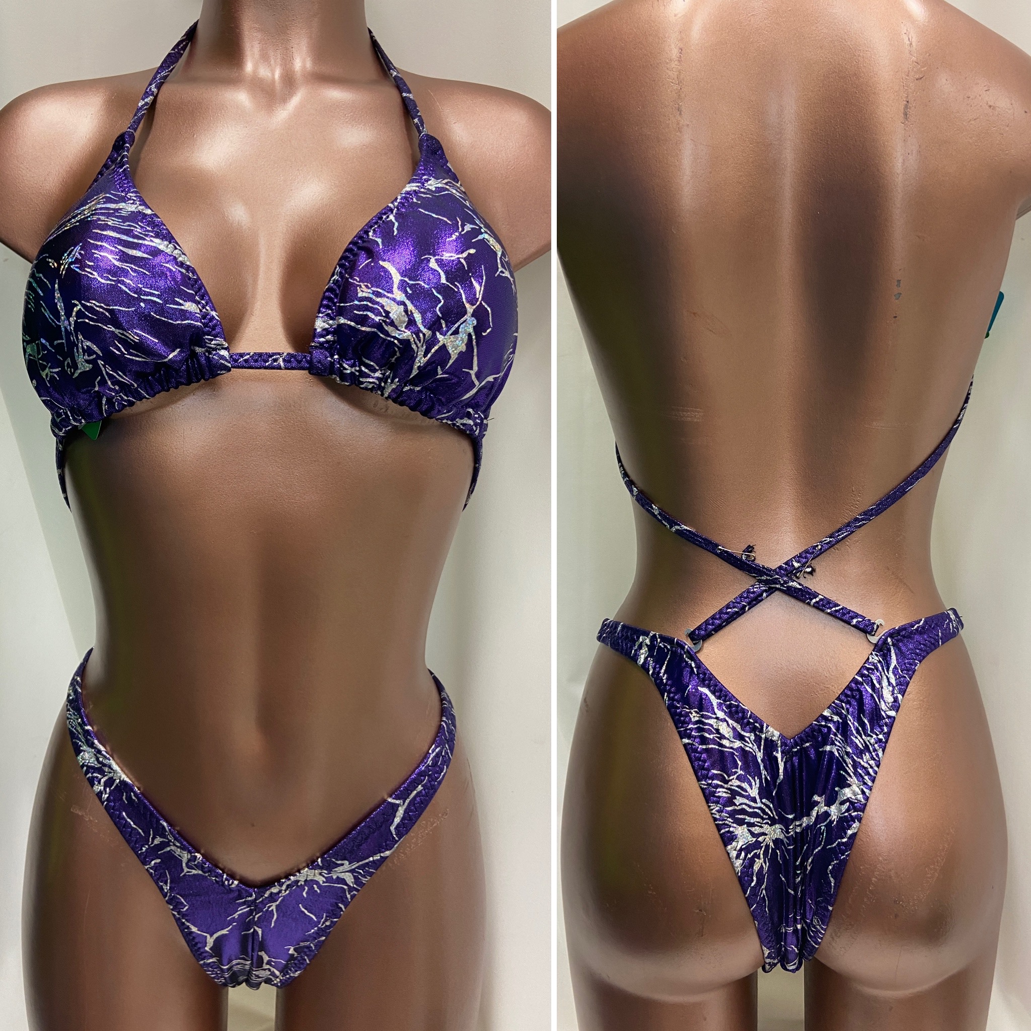 P7009
$85
C sliding top
small bottoms
Purple frost with silver design