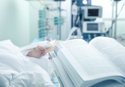 Open Book In The Patient's Room