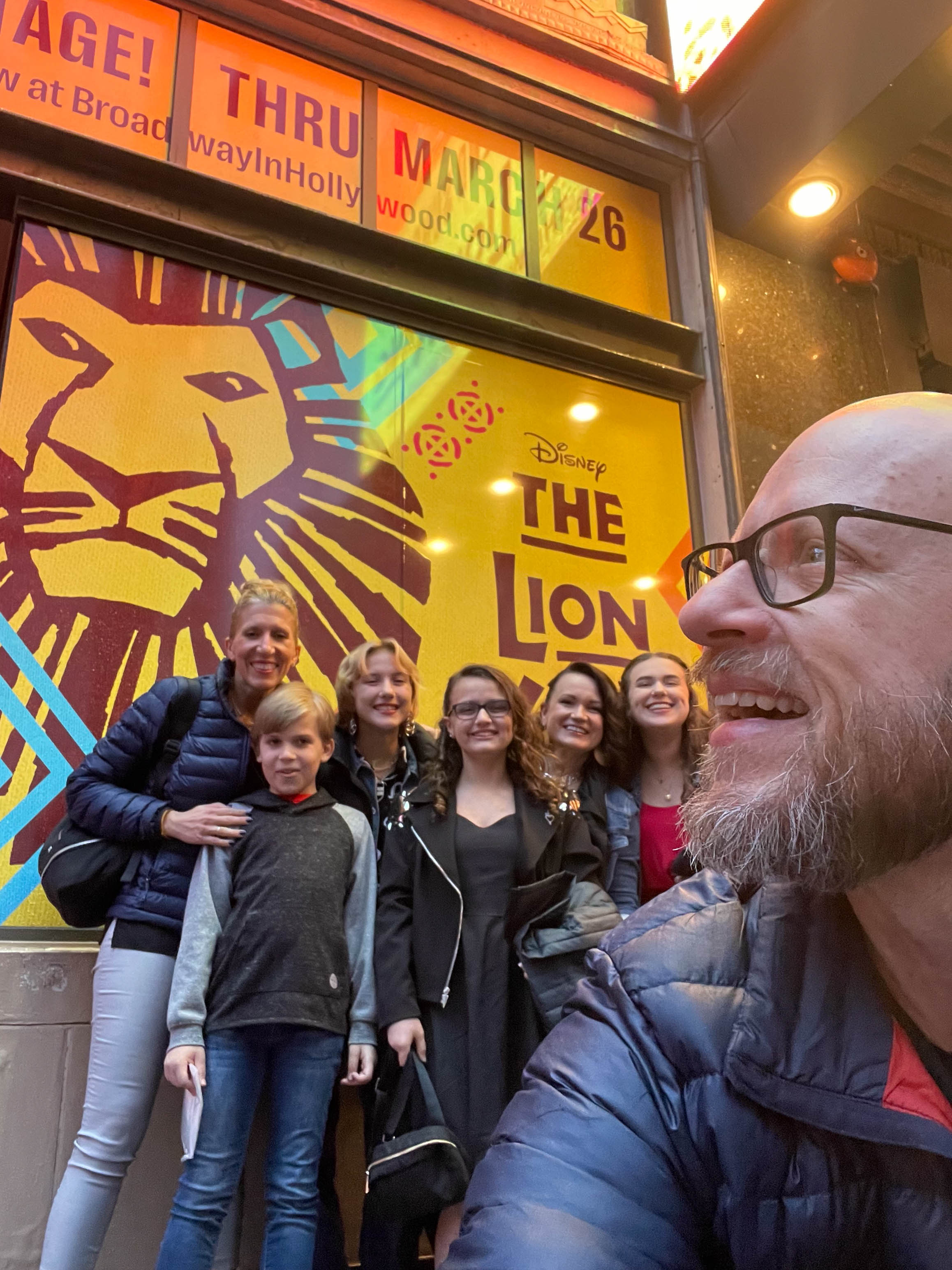 We all went to see The Lion King