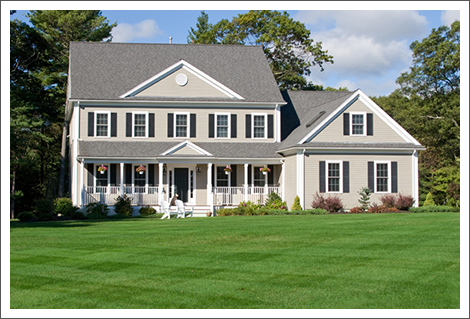 Green grass manicured lawn||||