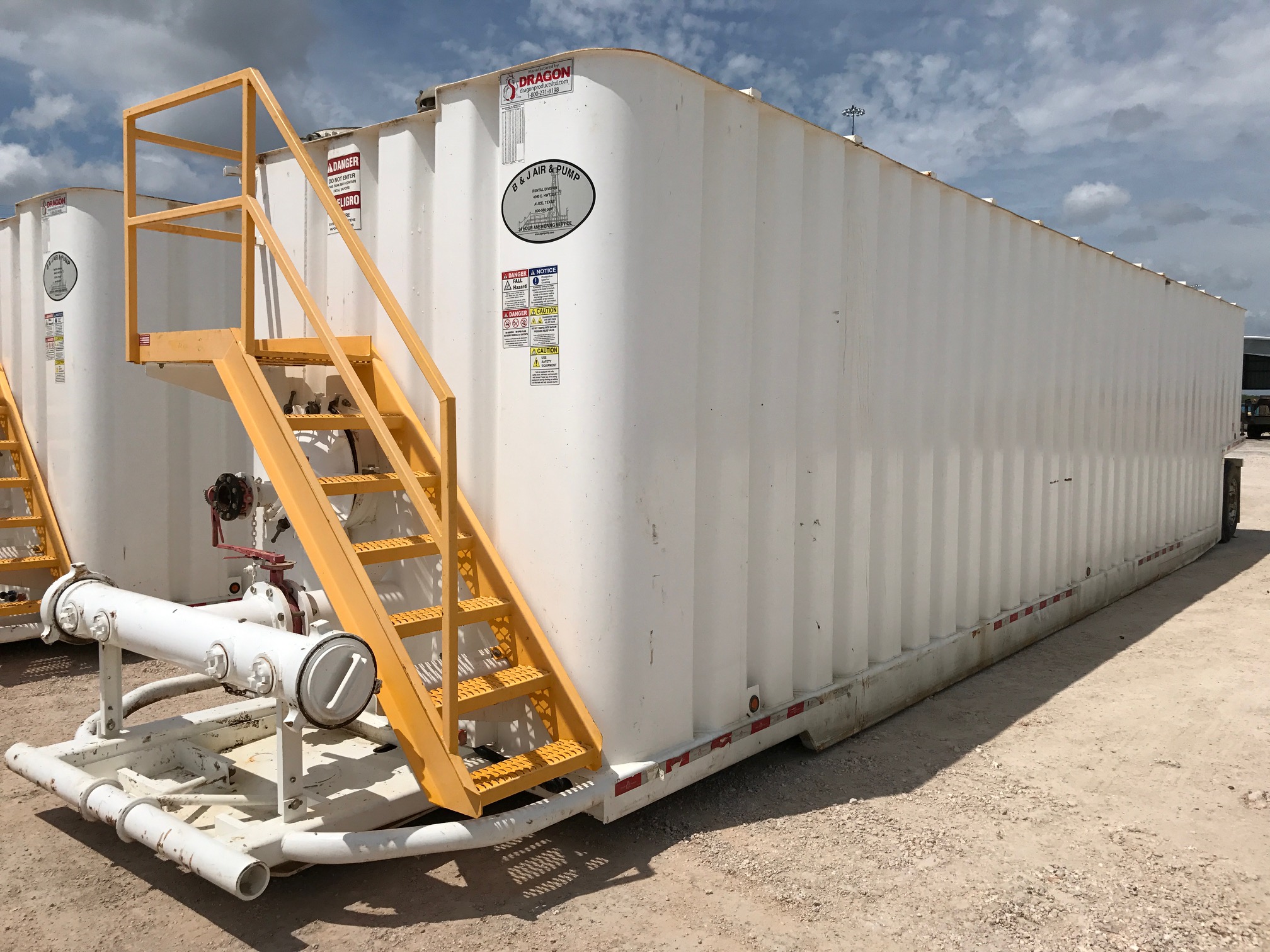 Sealed Refinery 500 BBL. Frac Tank